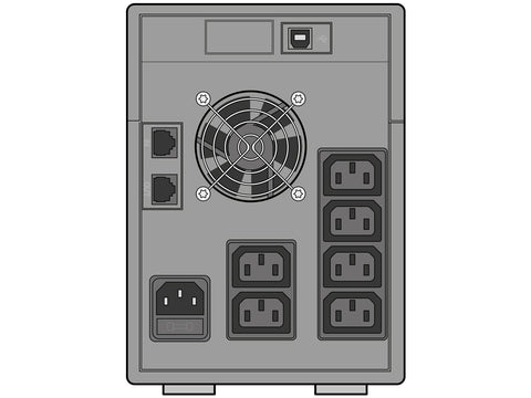 UPS SOCOMEC NeTYS PR MT 2000VA, 1400W, Line-int., sine w., USB, LCD