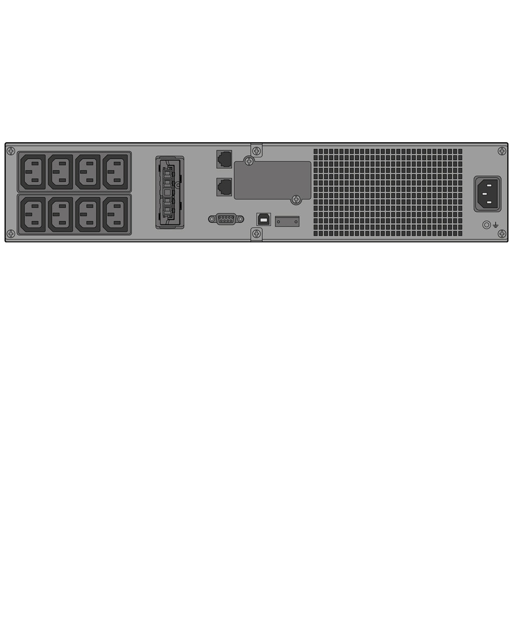 UPS SOCOMEC NeTYS PR RT 1700VA, 1350W, Rack/tower, Line-interactive, USB, EPO, LCD