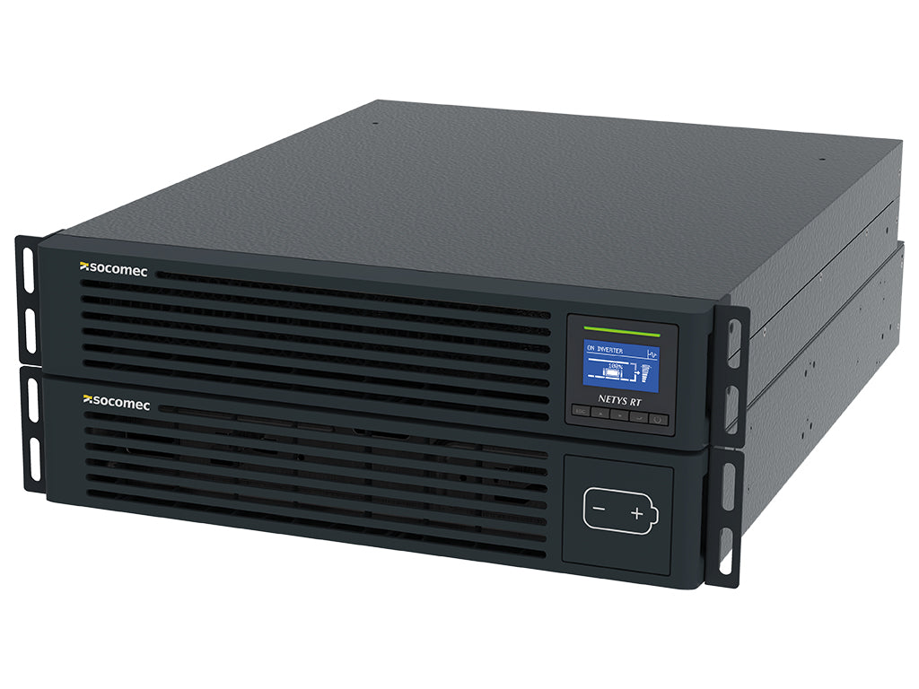 UPS SOCOMEC Netys RT 6000VA, 6000W, Rack/tower, On-line, sinusni izhodni signal, USB, LCD
