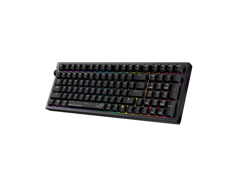Tipkovnica ASUS ROG Strix Morph 96 Wireless, ROG NX Snow V2, PBT, RGB, USB, US