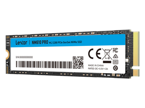 SSD 2TB M.2 80mm PCI-e 3.0 x4 NVMe, 3D TLC, Lexar NM610 PRO (LNM610P002T-RNNNG)