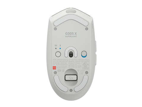 Miška Logitech G305 X SUPERLIGHT, bela