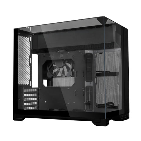 Računalniško ohišje Lian Li O11 Vision-M, Micro-ATX, kaljeno steklo, črno