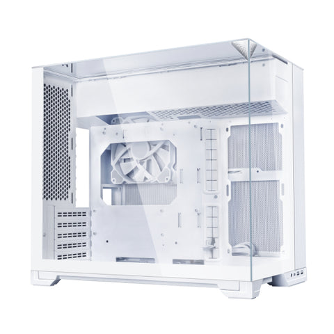 Računalniško ohišje Lian Li O11 Vision-M, Micro-ATX, kaljeno steklo, belo