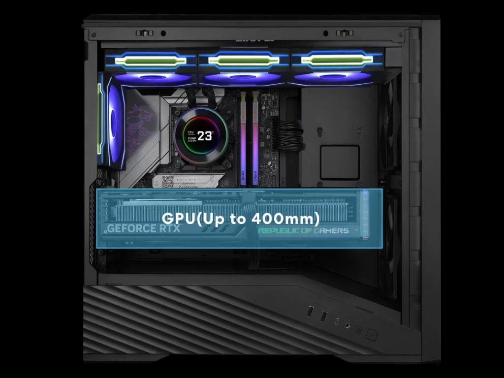 Računalniško ohišje Lian Li Vector V150 INF, Micro-ATX, kaljeno steklo, črno