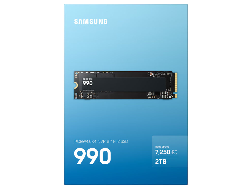 SSD 2TB M.2 80mm PCI-e 4.0 x4 NVMe, Samsung 990 (MZ-V9V2T0BW)