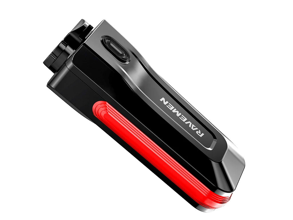 Zadnja kolesarska luč RAVEMEN CL100, 100 lm, 700 mAh, IPX6