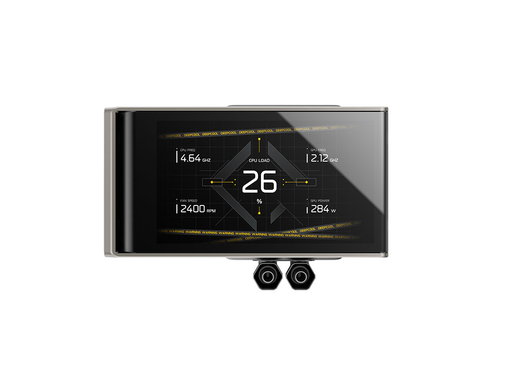 Komplet za tekočinsko hlajenje AIO Liquid Cooler DeepCool LT360 VISION, 360mm, LCD, ARGB, črn
