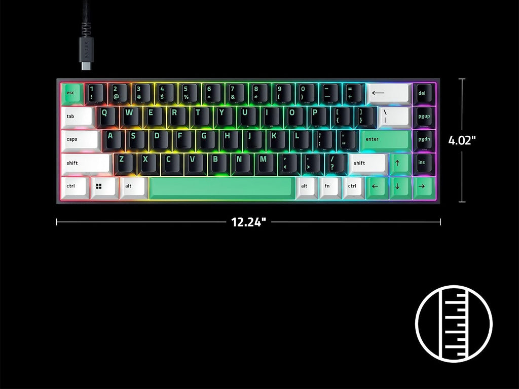 Tipkovnica Razer Reclusa X Mini 65%, US SLO g.