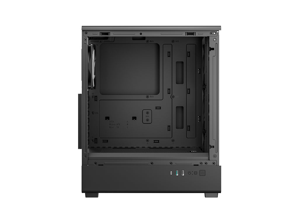 Računalniško ohišje DeepCool CC550 4F, ATX, Midi-Tower, ARGB, kaljeno steklo, črno
