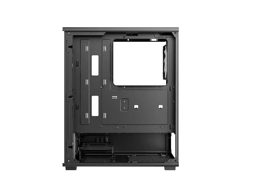 Računalniško ohišje DeepCool CC550 4F, ATX, Midi-Tower, ARGB, kaljeno steklo, črno