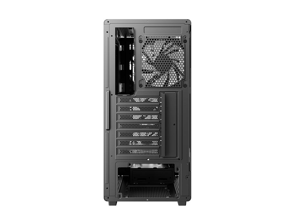 Računalniško ohišje DeepCool CC550 4F, ATX, Midi-Tower, ARGB, kaljeno steklo, črno