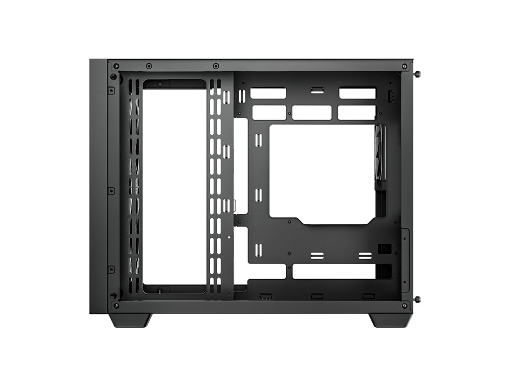 Računalniško ohišje DeepCool CG330 MESH 3F, micro-ATX, ARGB, kaljeno steklo, črno