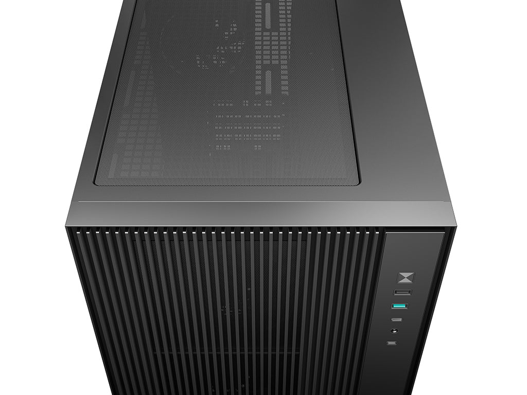 Računalniško ohišje DeepCool CG330 MESH 3F, micro-ATX, ARGB, kaljeno steklo, črno