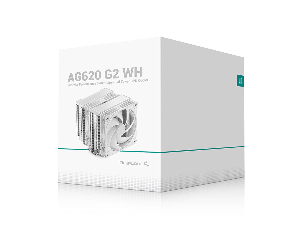 Hladilnik za procesor AG620 G2 WH, 2x 120mm, bel