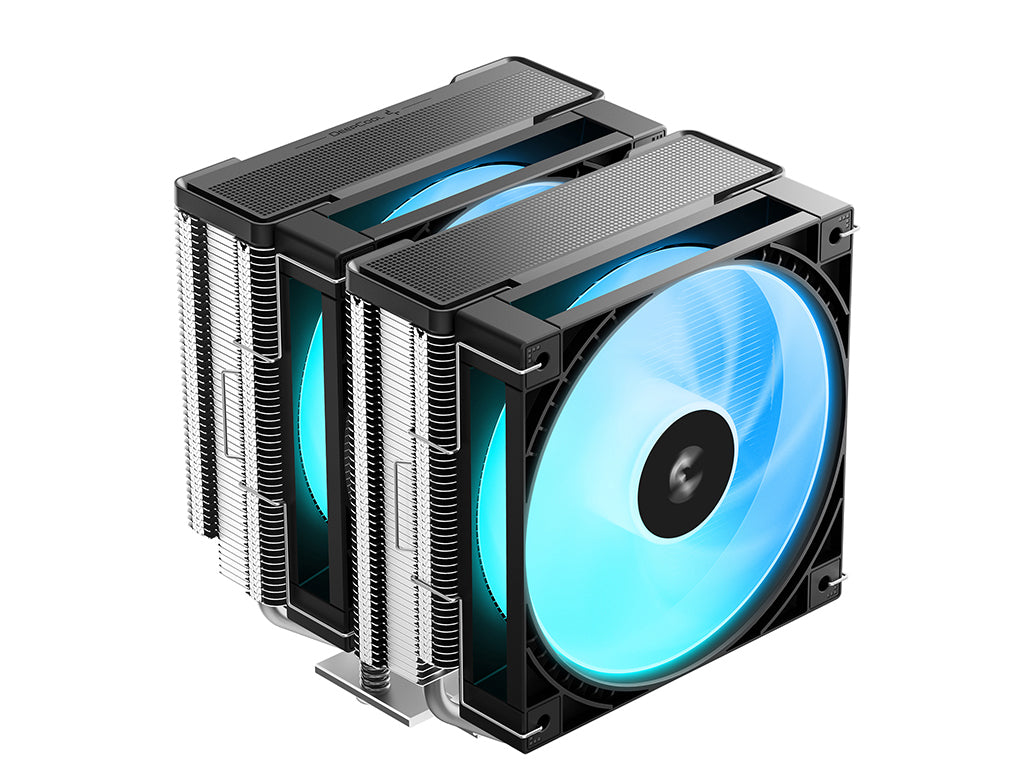 Hladilnik za procesor DeepCool AG620 G2 ARGB, 2x 120mm, črn