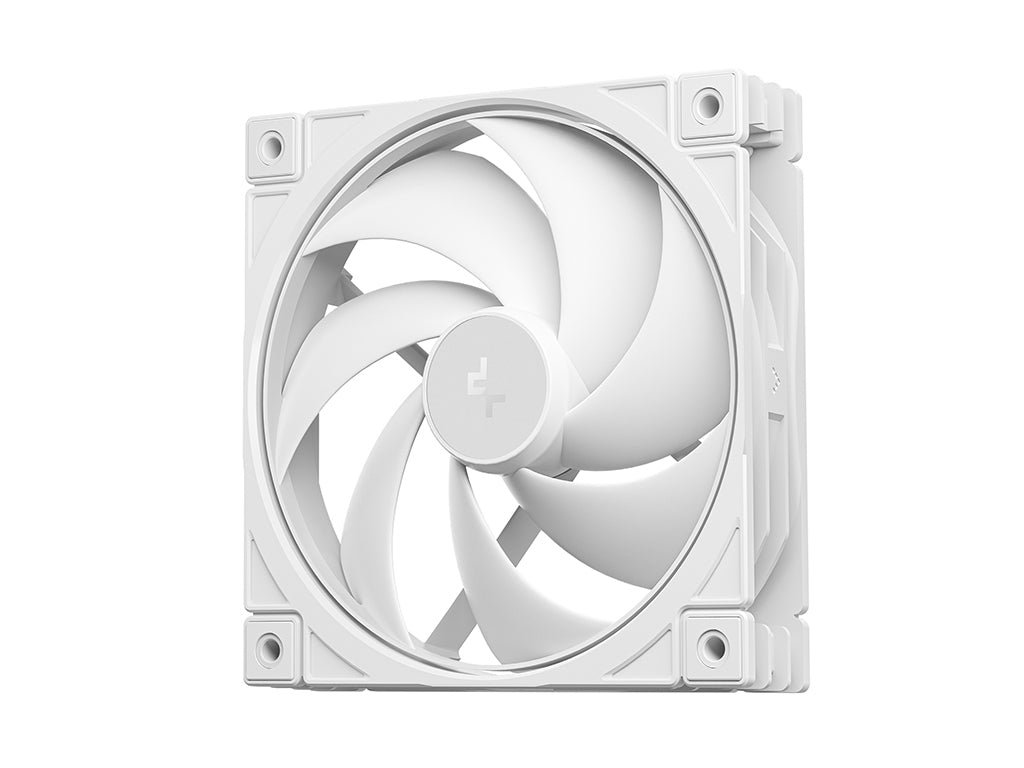 Ventilator za ohišje DeepCool FD12 WH V2, PWM, 120mm, bel