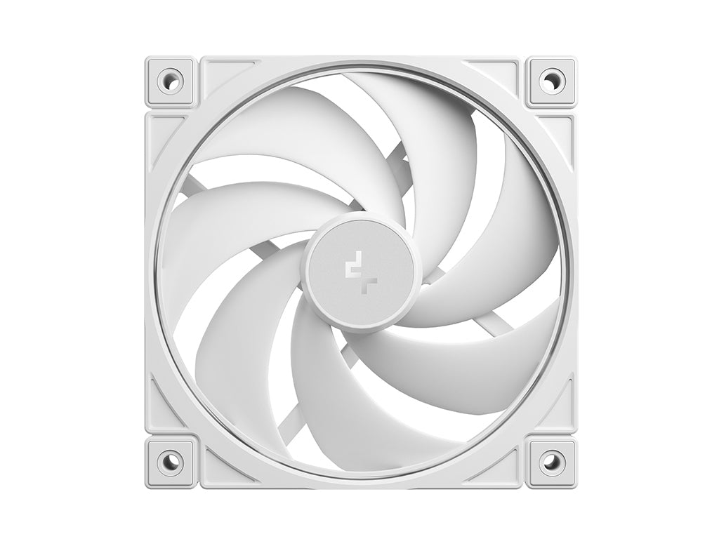 Ventilator za ohišje DeepCool FD12 WH V2, PWM, 120mm, bel