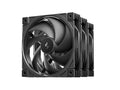 Ventilator za ohišje DeepCool FD12 V2 3IN1 PWM 120mm, 3 Pack, črn
