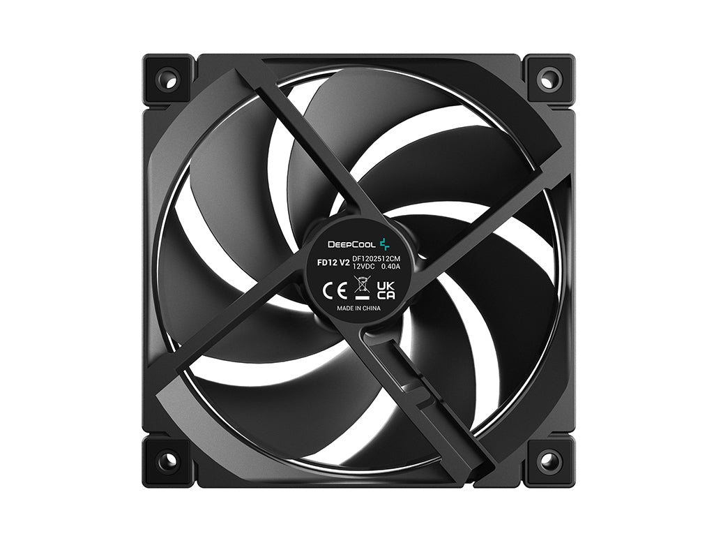 Ventilator za ohišje DeepCool FD12 V2 3IN1 PWM 120mm, 3 Pack, črn