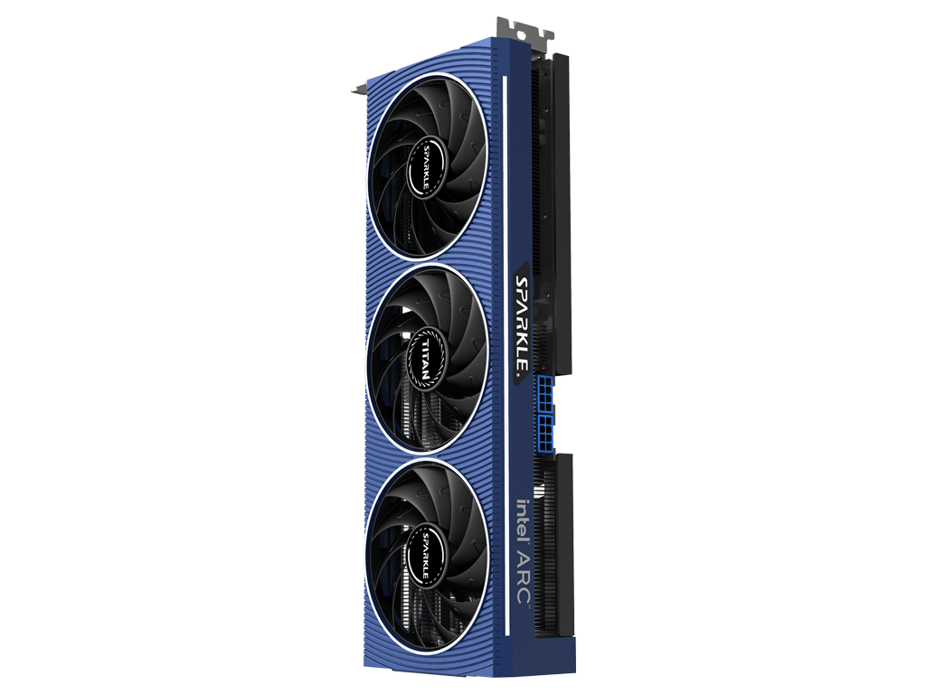 Grafična kartica Intel ARC A750 TITAN OC Edition, 8GB GDDR6, PCIe 4.0 x16, 3xDP, 1xHDMI, Sparkle