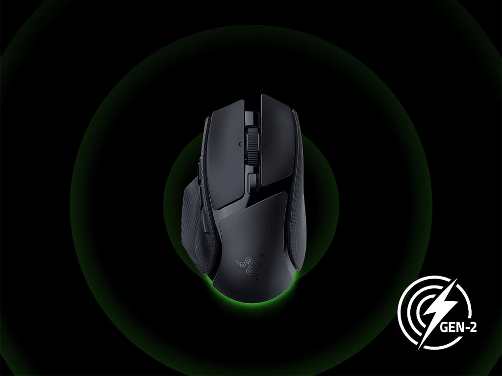 Miška Razer Basilisk V4 HyperSpeed, črna