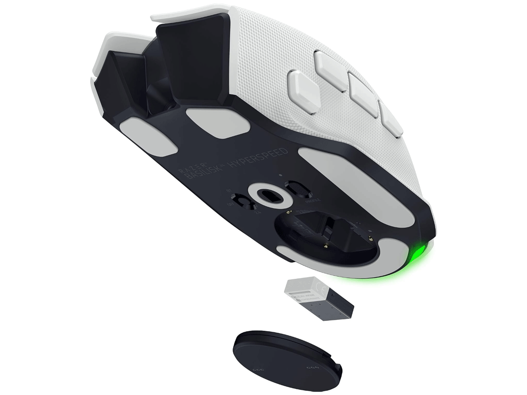Miška Razer Basilisk V4 HyperSpeed, bela