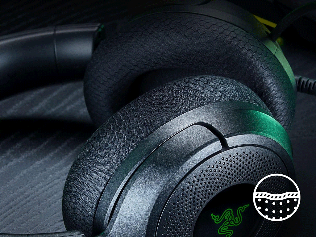 Slušalke Razer Kraken V4 X Sensa HD Haptics Edition, črna
