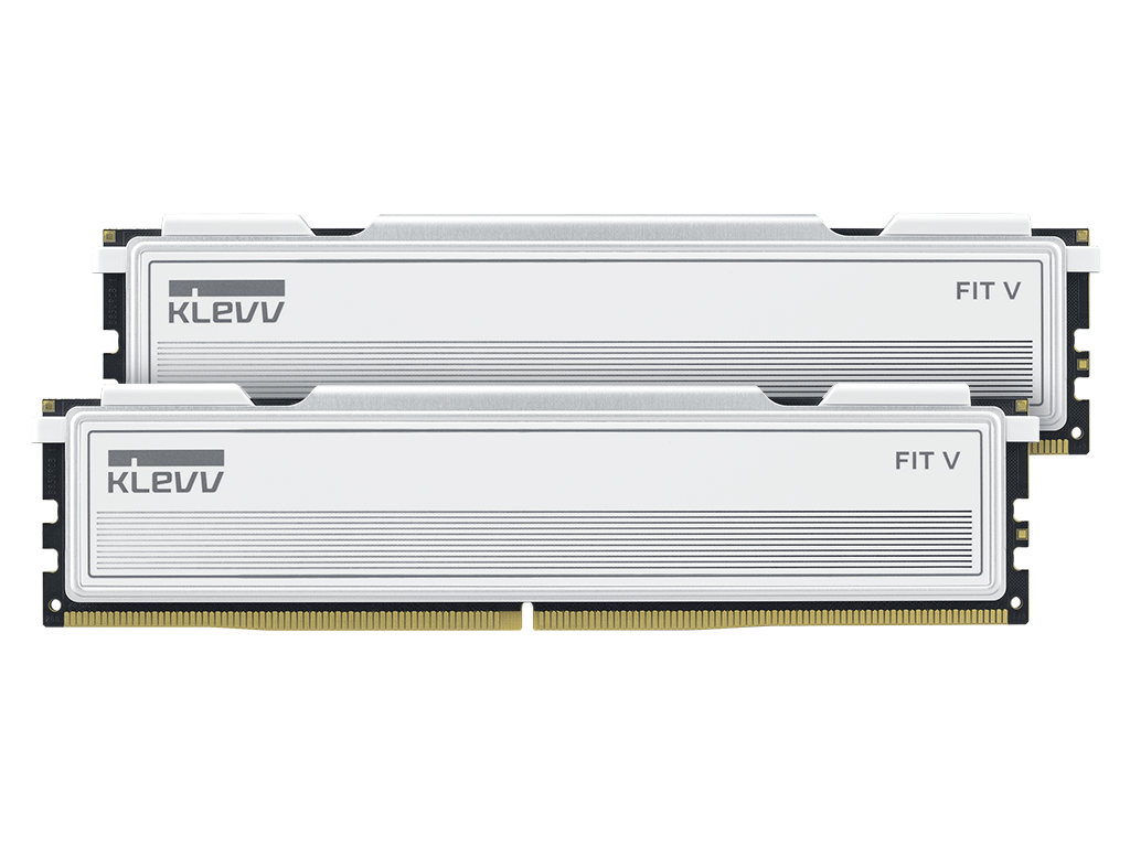 RAM DDR5 32GB Kit (2x16GB) 6000MT/s CL28 1.35V, Klevv FIT V, bel, EXPO/XMP