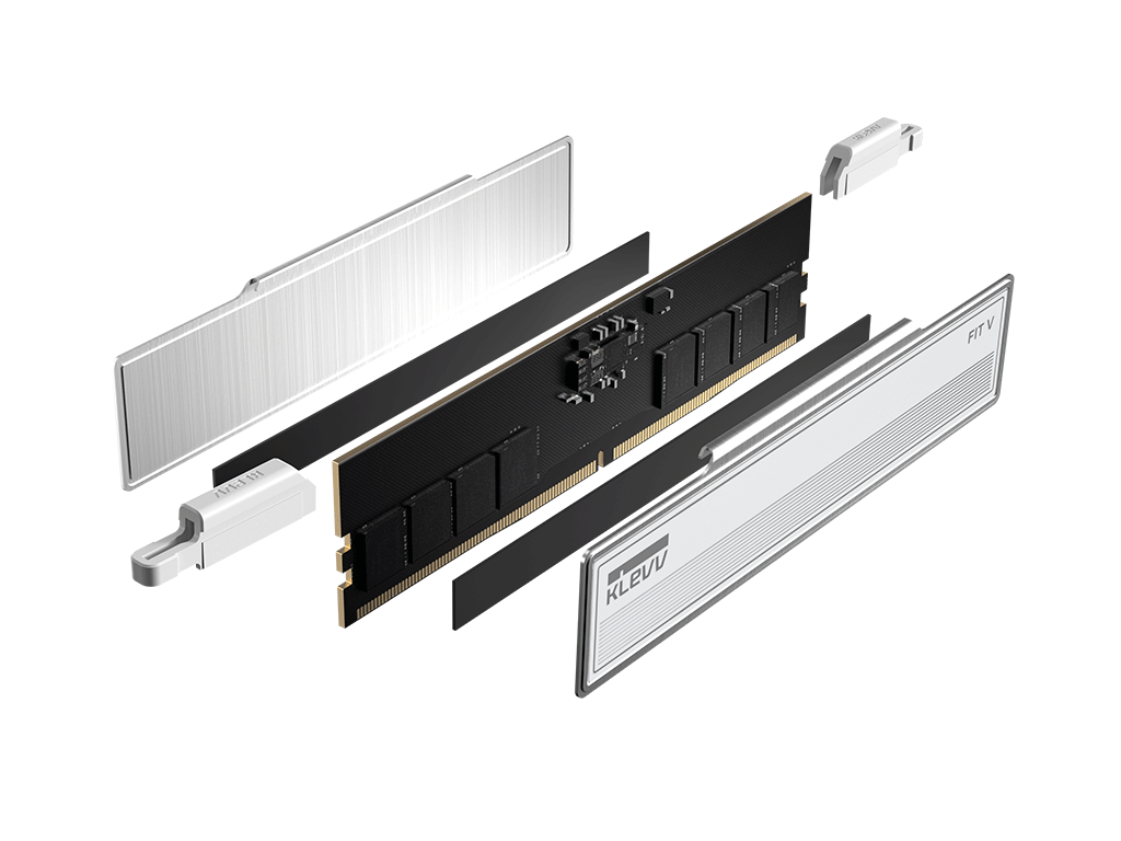 RAM DDR5 32GB Kit (2x16GB) 6000MT/s CL28 1.35V, Klevv FIT V, bel, EXPO/XMP