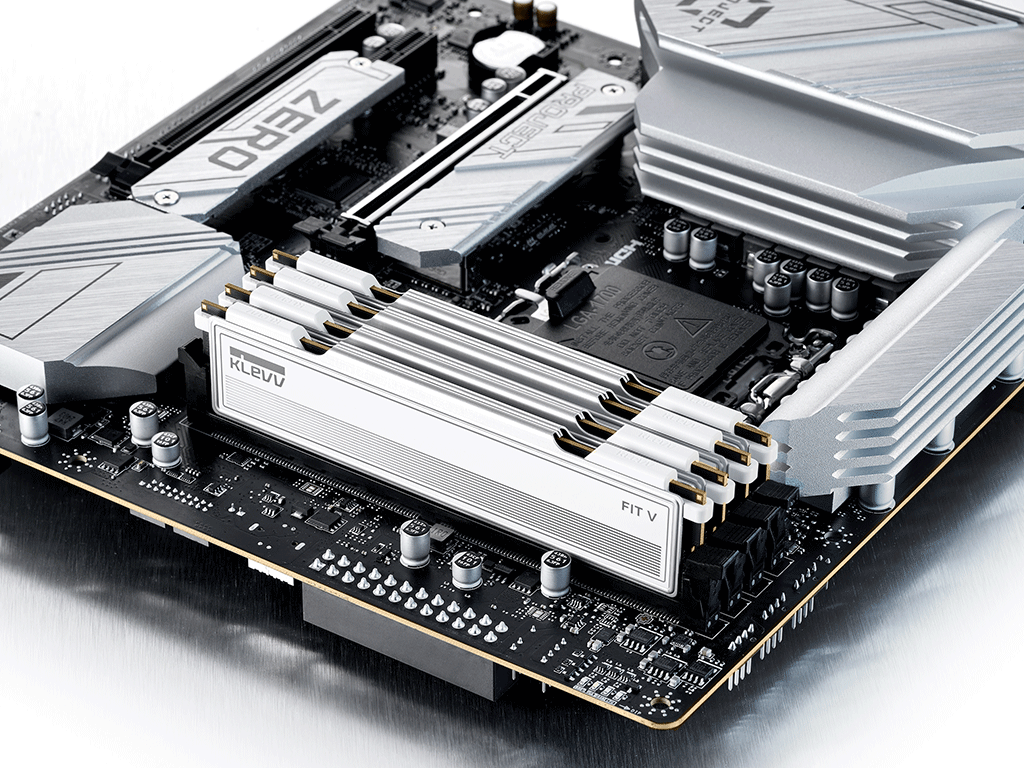 RAM DDR5 32GB Kit (2x16GB) 6000MT/s CL28 1.35V, Klevv FIT V, bel, EXPO/XMP
