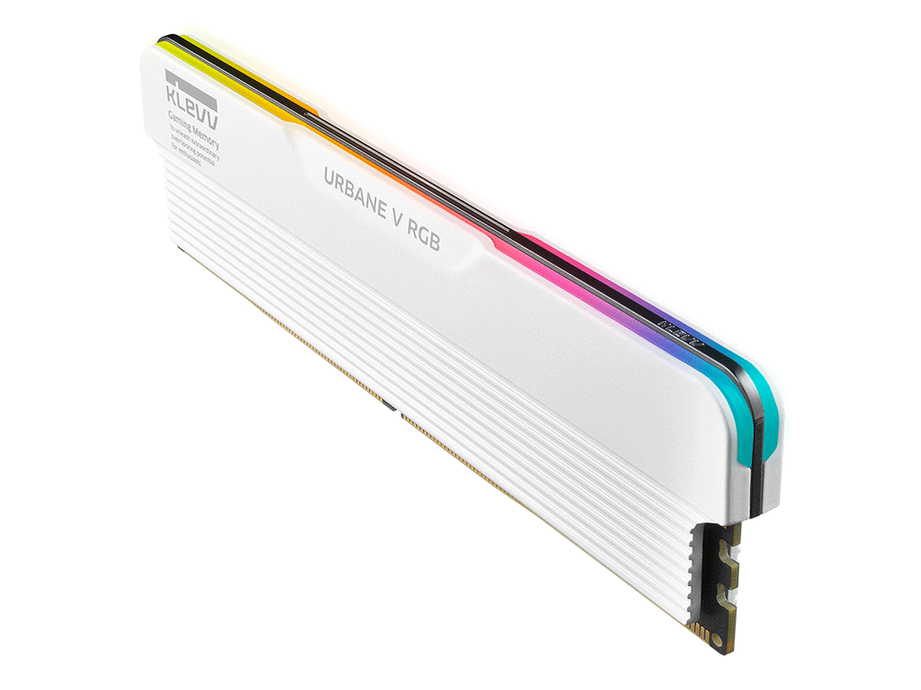 RAM DDR5 32GB Kit (2x16GB) 6000MT/s CL30 1.35V, Klevv Urbane V RGB, bel, EXPO/XMP
