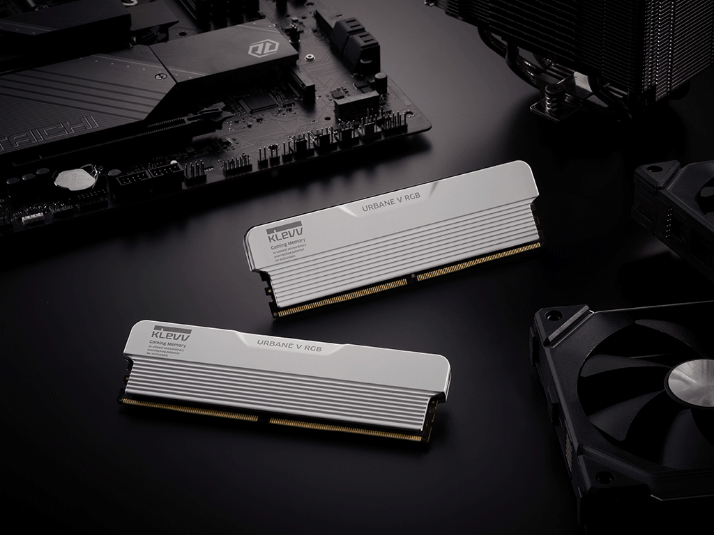 RAM DDR5 32GB Kit (2x16GB) 6000MT/s CL30 1.35V, Klevv Urbane V RGB, bel, EXPO/XMP
