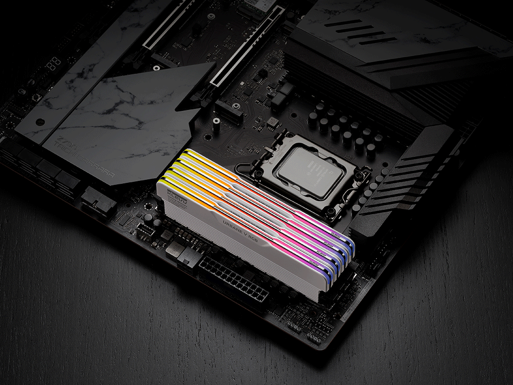 RAM DDR5 32GB Kit (2x16GB) 6000MT/s CL30 1.35V, Klevv Urbane V RGB, bel, EXPO/XMP