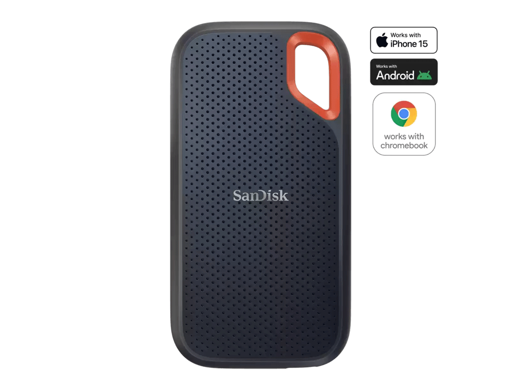 Zunanji SSD 1TB Type-C USB 3.2 Gen2, SanDisk Extreme Portable V2 (SDSSDE61-1T00-G25)
