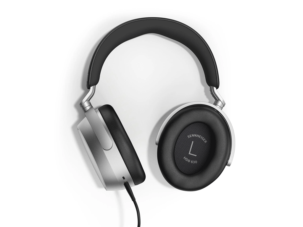 Slušalke Sennheiser HDB 630, Bluetooth, USB-C, srebrne