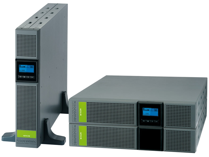 UPS SOCOMEC NeTYS PR RT 1700VA, 1350W, Rack/tower, Line-interactive, USB, EPO, LCD