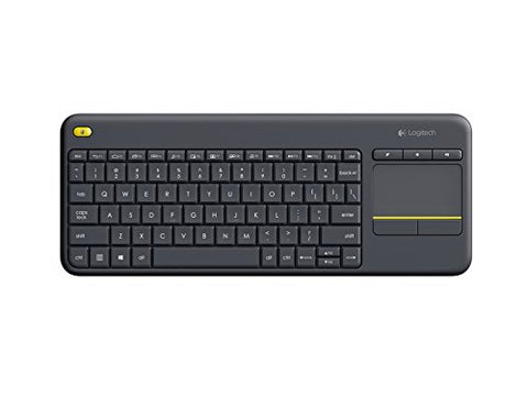 Tipkovnica Logitech K400 PLUS Wireless Touch, Unifying, črna, SLO