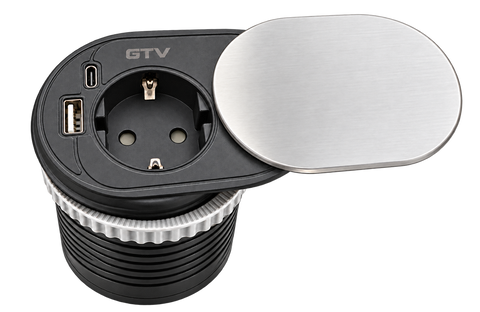Skrita vtičnica GTV | 1x Vtičnica 1x USB c | AE-BPW1S1UCH-51N