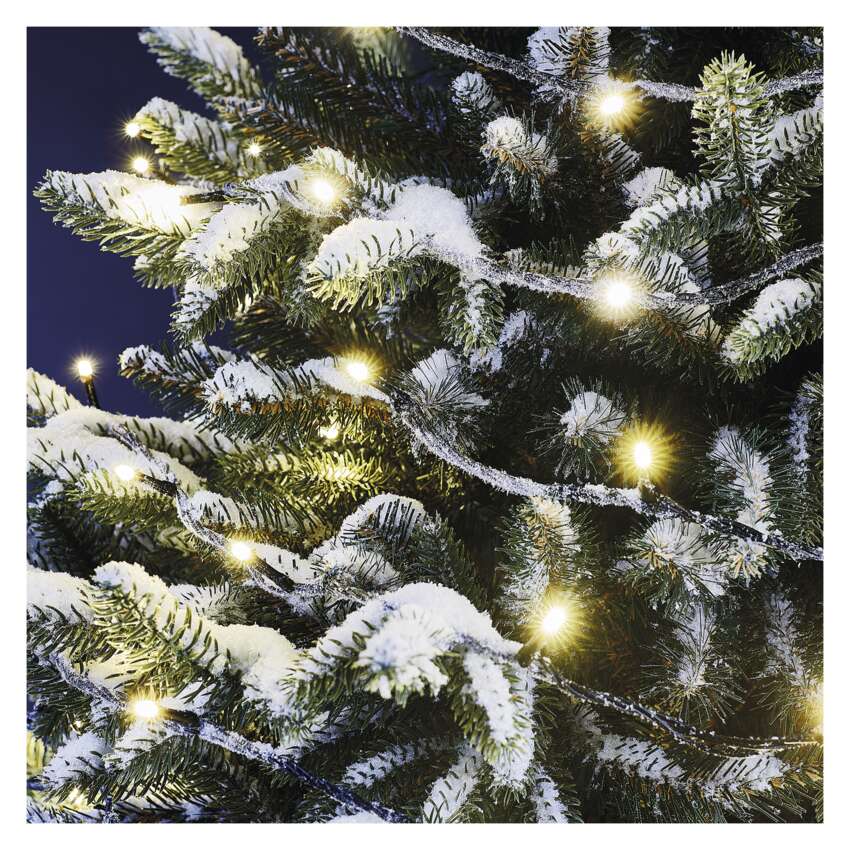 Standard LED povezovalna božična veriga, 10 m, zunanja in notranja, topla bela