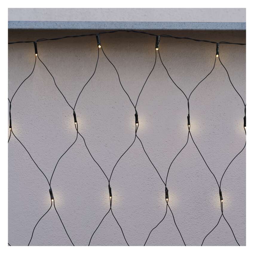 Standard LED povezovalna  božična veriga – mreža, 1,5x2 m, zun., topla bela