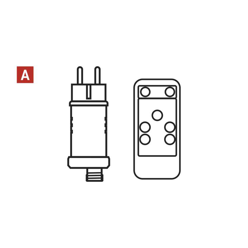 Napajalnik za božične lučke Standard/Profi Connect povezovalni sistem, zunanje, d.u.
