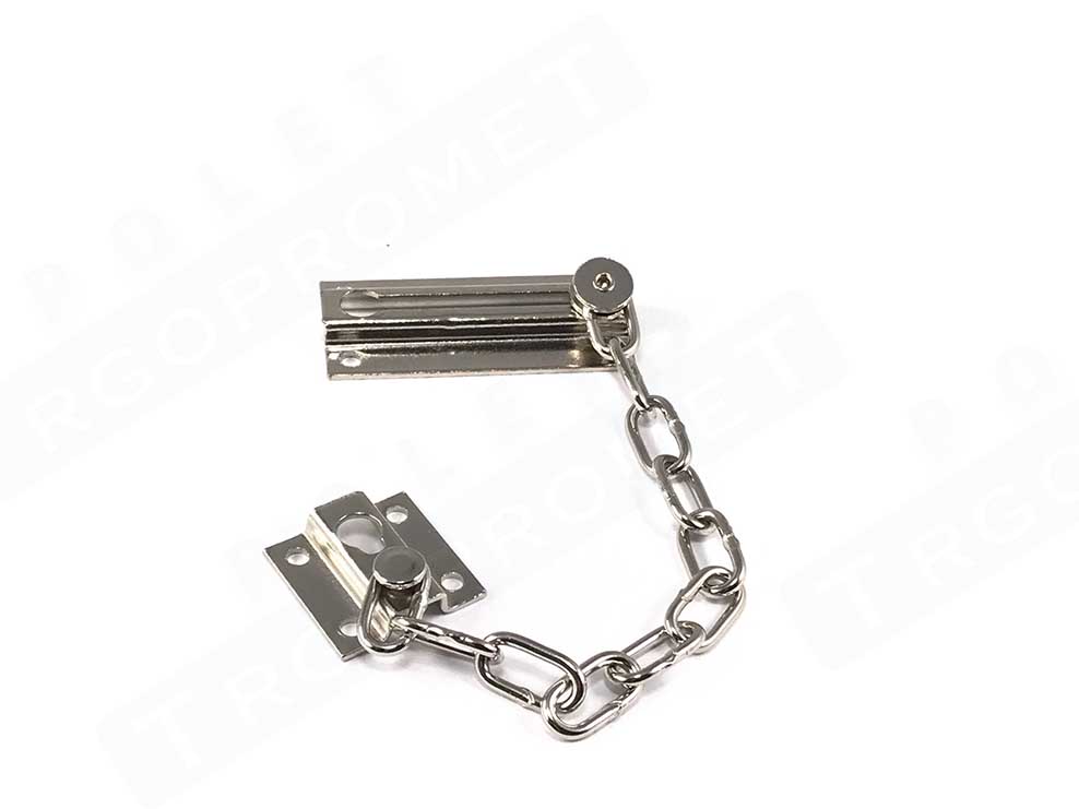 Dodatna ključavnica na verigo - srebrna