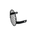 Mreža Luči okrogla črna L120mm