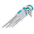 9-delni set TORX ključev, serija INDUSTRIAL (THT106391) TOTAL