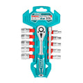 12-delni komplet ključev 1/4" (žepni), serija INDUSTRIAL (THT14114126) TOTAL