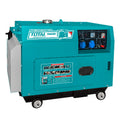 Tihi dizelski generator 5KW, 17L/9hp/9hours/3000rpm (TP250001) TOTAL