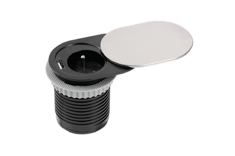 Skrita vtičnica GTV | 1x Vtičnica 1x USB | AE-BPW1S1UCH-51