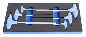 UNIOR SCREWDRIVERS INBUS ST HANDLE IN SOS INSERT Art.946/13ASOS 3-10 mm/6 pcs (621068)