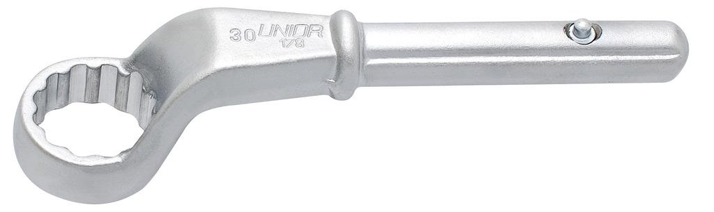 UNIOR KLJUČ OBROČNI UPOGNJENI ENOSTRANSKI Art.178/2 36 mm (620825)